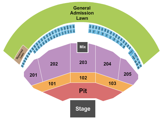 Gorge Amphitheatre Tyler Childers Seating Chart